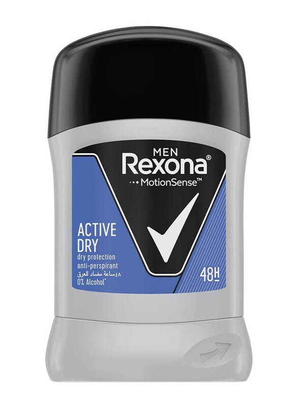 

Rexona Active Dry Anti-Perspirant Deodorant Stick for Men, 40gm