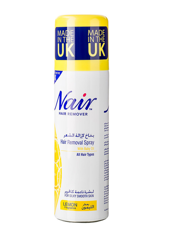 Nair Lemon Fragrance Hair Remover Spray, 200ml