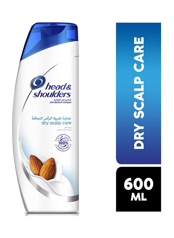 

Head & Shoulders Dry Scalp Care Anti-Dandruff Shampoo with Almond Oil for All Hair Types, 600ml