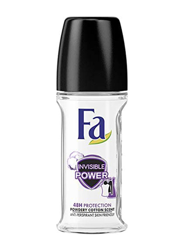 

Fa Invisible Power Powdery Cotton Scent Roll On, 50ml