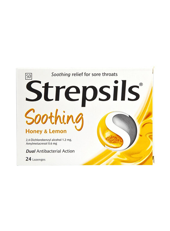 

Strepsils Honey & Lemon Dual Antibacterial Action, 24 Lozenges