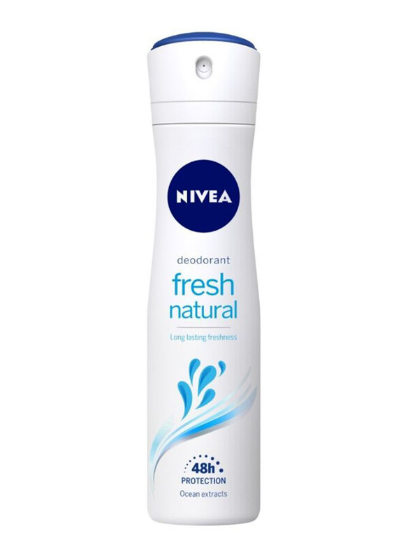 

Nivea Fresh Natural Quick Dry Powerful Antibacterial Protection Deodorant, 150ml