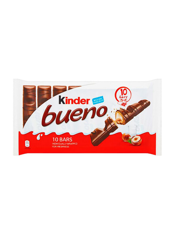 

Kinder Bueno Chocolate, 10 Pieces x 215g