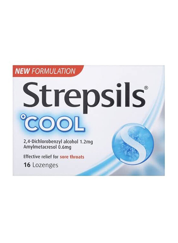 

Strepsils Cool Effective Relief From Sore Throats, 16 Lozenges