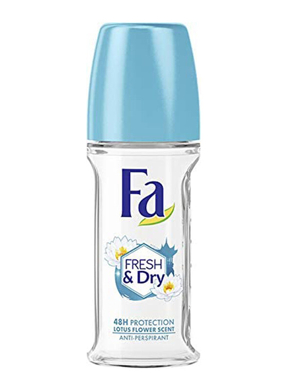 

Fa Fresh & Dry Anti-Perspirant Lotus Flower Scent Roll On, 50ml