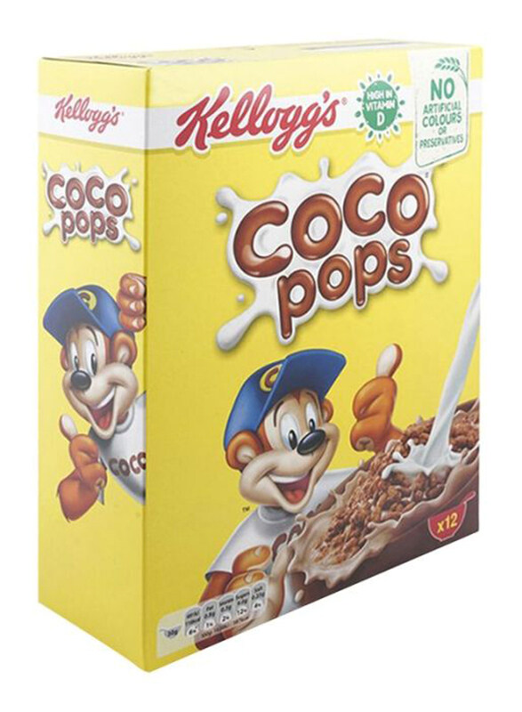 

Kellogg's Coco Pops Chocolate Puffed Rice Cereal, 375g