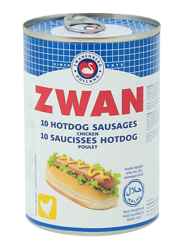 

Zwan Chicken 10 Hotdog Sausages, 400g