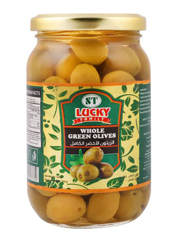 

ST Lucky Family Sliced Green Olives, 335g