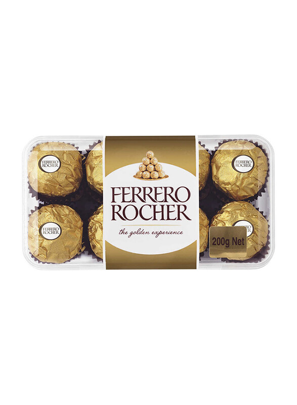 

Ferrero Rocher Crisp Hazelnut and Milk Chocolate, 16 Pieces x 200g