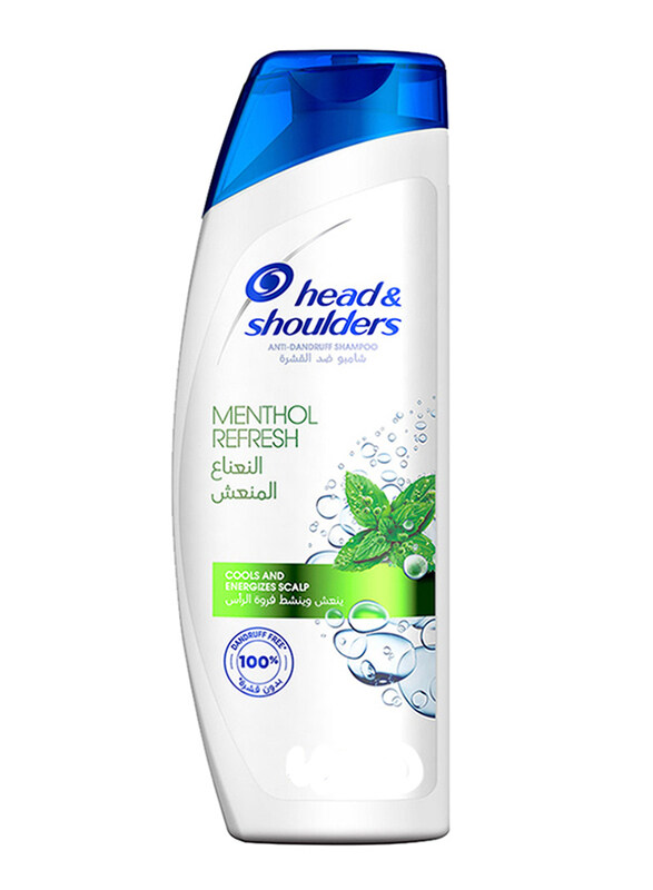 

Head & Shoulders Menthol Refresh Anti-Dandruff Shampoo for All Hair Types, 190ml