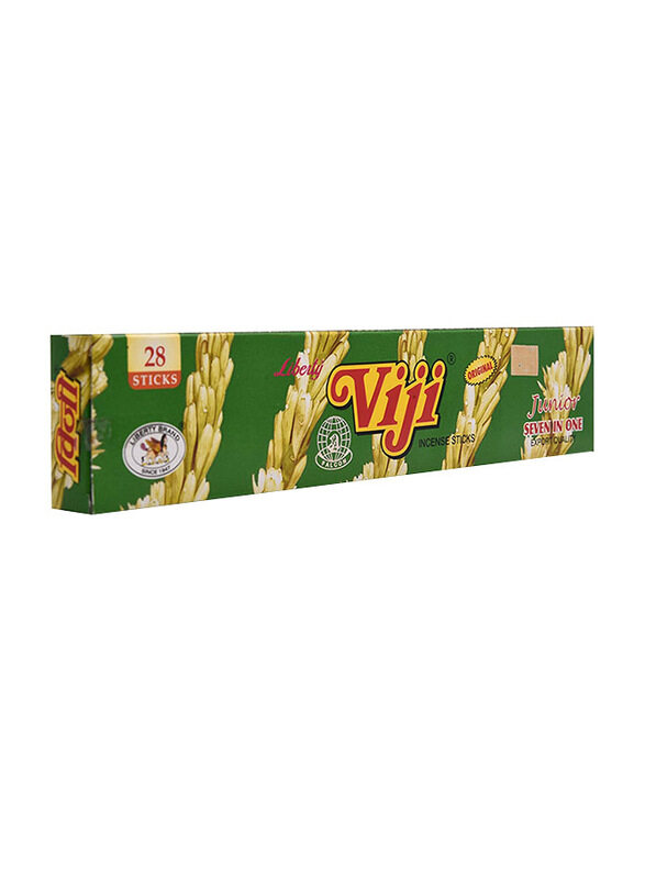 

Viji Liberty 7-in-1 Original Incense Sticks, 28 Sticks, Black