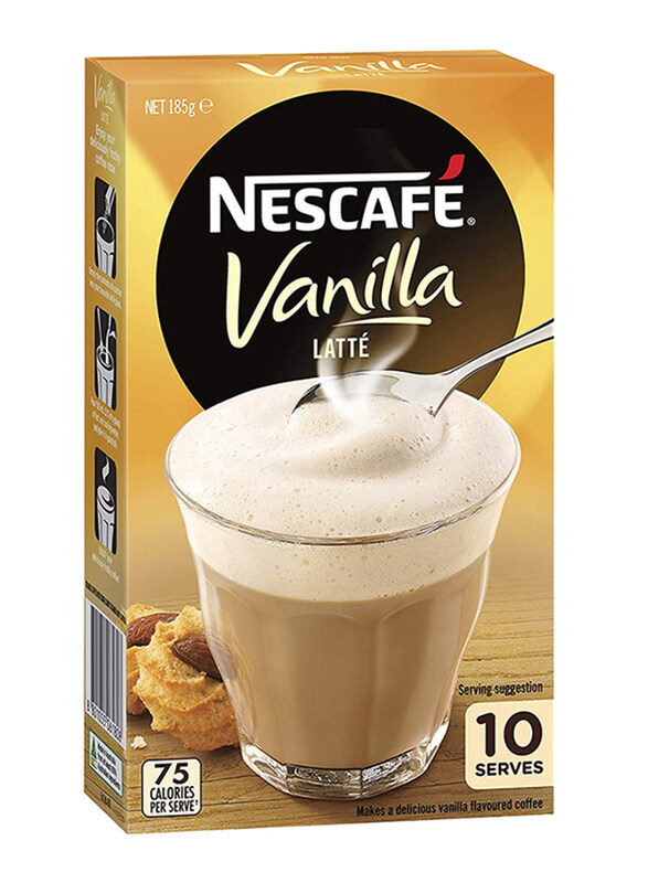 

Nescafe Gold Vanilla Latte Coffee, 10 Sachets x 18.5g