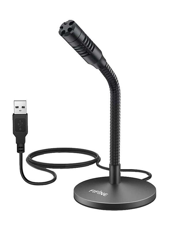 

FIFINE K050 USB Microphone Mini, Black