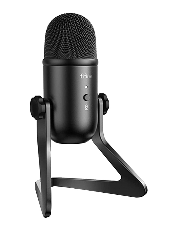 FIFINE K678 USB Podcast Microphone, Black