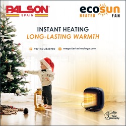 PALSON Ecosun Fan Heater 1500W ,3 Year Warranty
