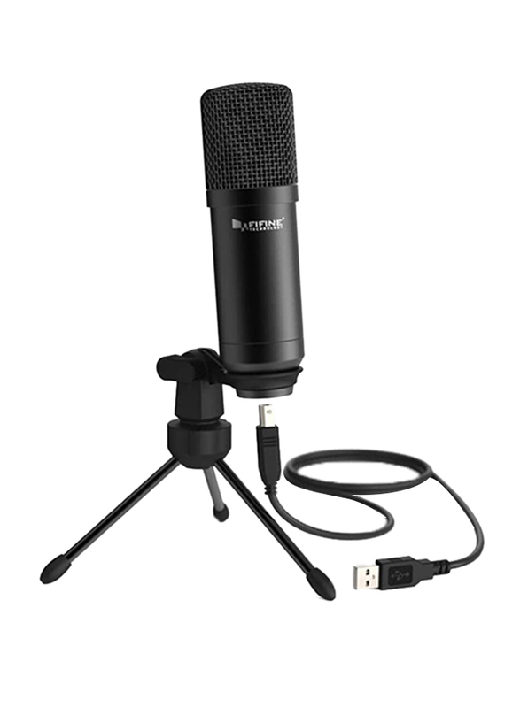 FIFINE K730 USB Desktop Microphone, Black