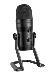 FIFINE K690 USB Studio Recording Microphone Computer Podcast Mic, Black