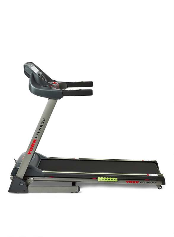 York Fitness 1.75 HP Treadmill, Black/Grey