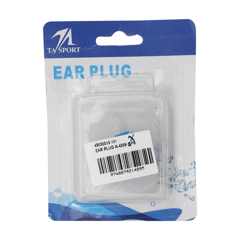 

TA Sport Swimming Ear Plug, 2 Piece, White/Clear