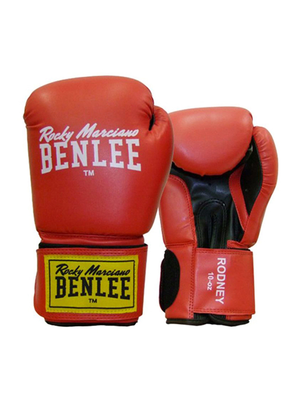 Benlee Rodney Leather Boxing Gloves, Red