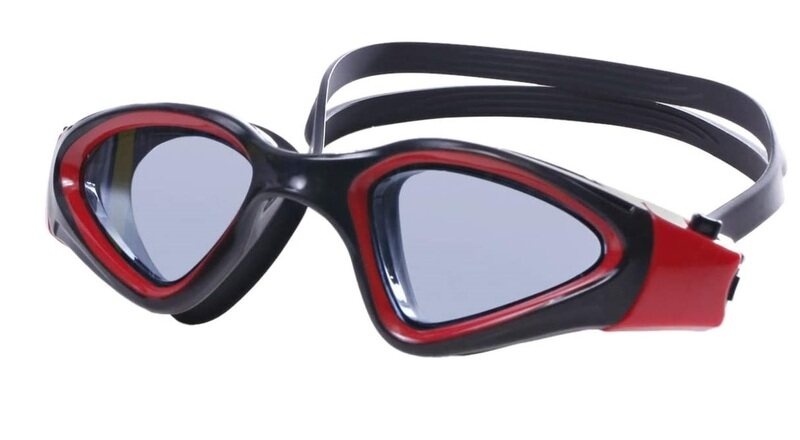 

TA Sport Swimming Goggles, Large, Red/Black