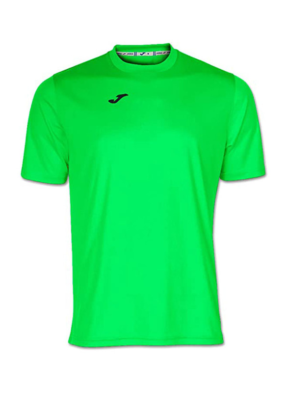 Joma Short Sleeve Round Neck T-Shirt for Men, Extra Large, Green