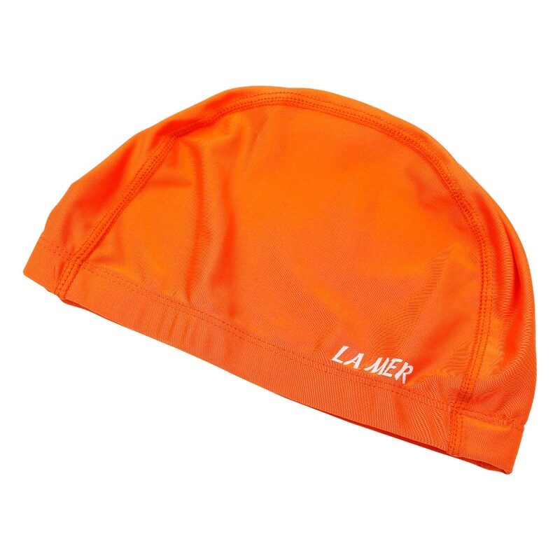 

La Mer Lycra Senior Wide Band Swimming Cap, Orange