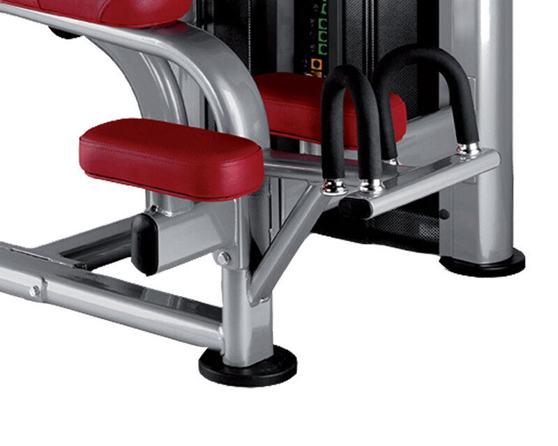 BH Fitness Lying Leg Curl, 222Kg, 13070807, Red/Silver