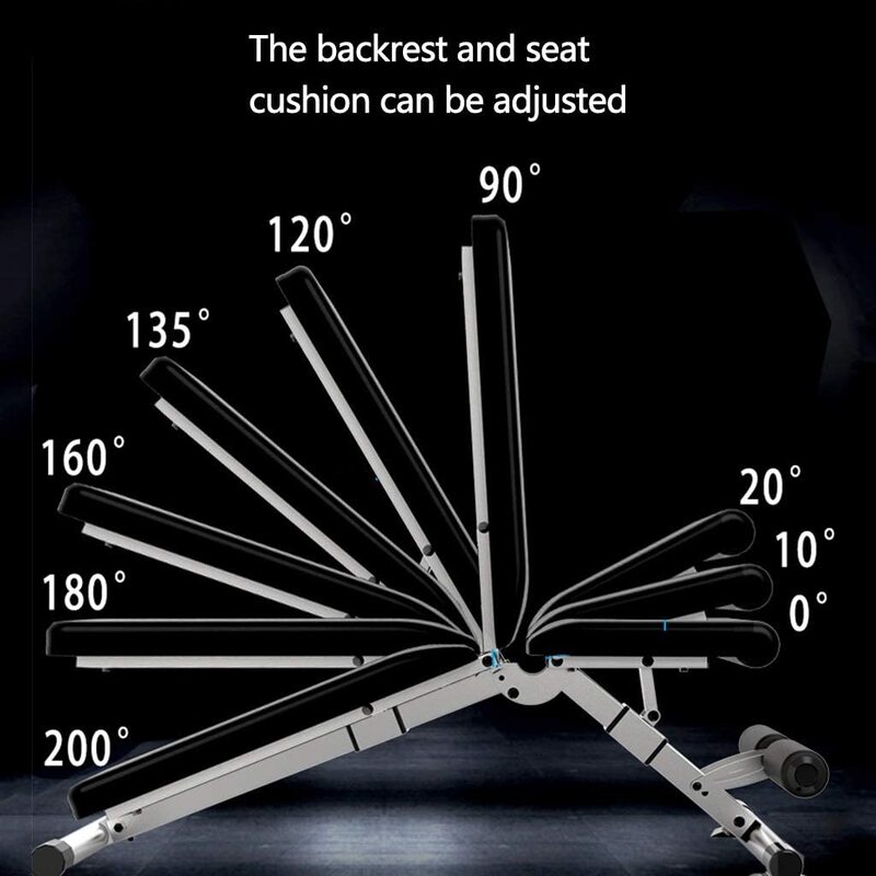 TA Sport SUB5105 Sit-Up Bench, Black