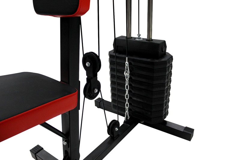 TA Sport One Station Home Gym, Black/Red