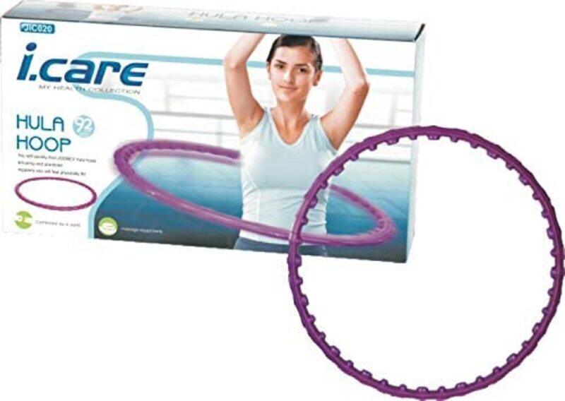 

Joerex JIC020 Care Knocked Down Massage Hula Hoop, Purple