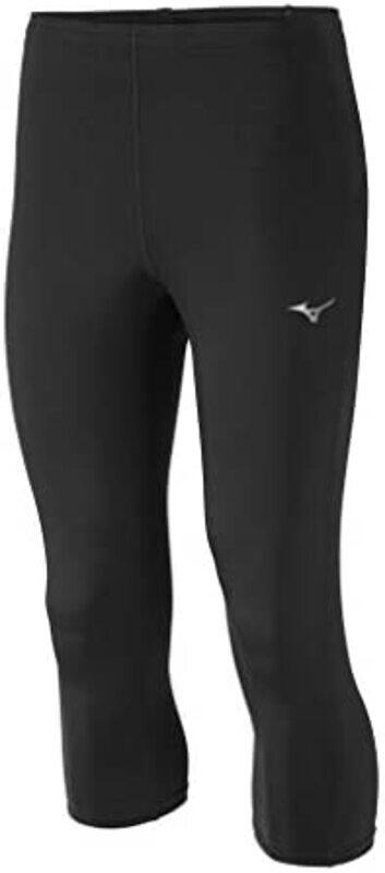 

Mizuno Polyester Core 3/4 Tights for Men, L, Black