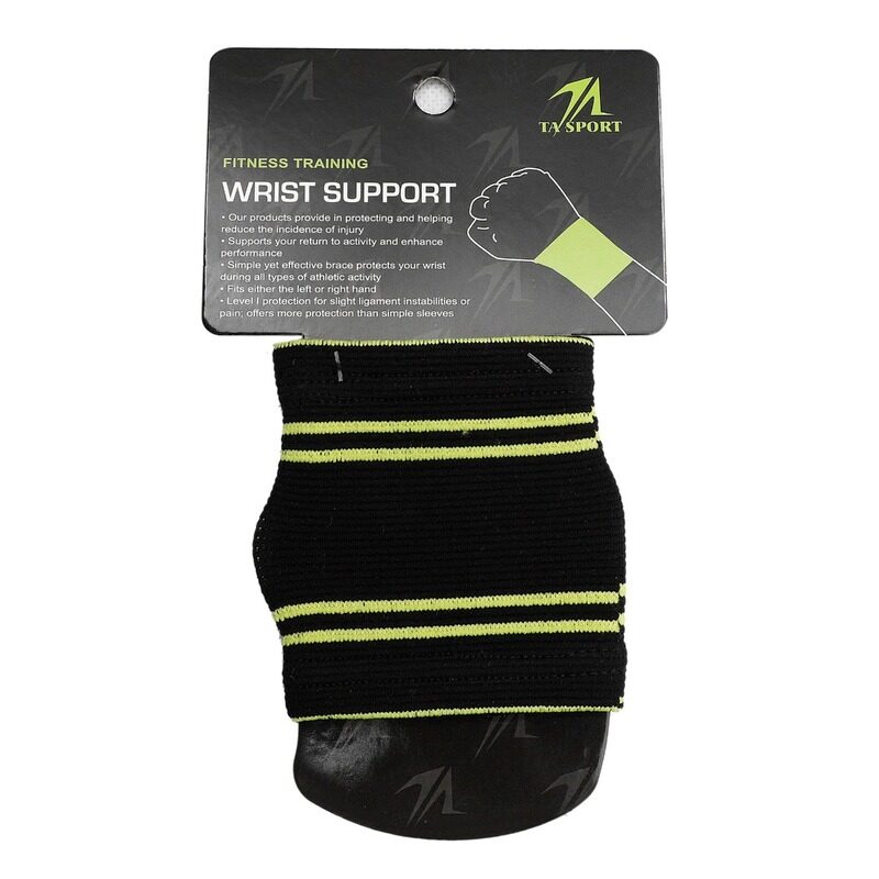 

TA Sports Fitness Training Wrist Support, Black/Green