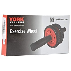 York Fitness Exercise Wheel, Black/Grey