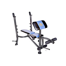 TA Sport Marcy WM 367 Workout Bench, Blue/Black