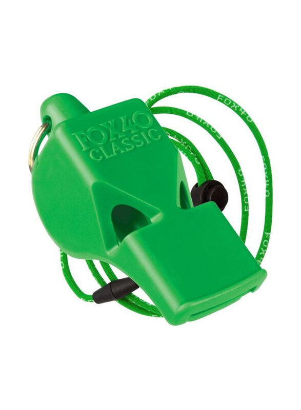 

Fox 40 Classic Safety Whistle With Lanyard, 9903-1408, Green