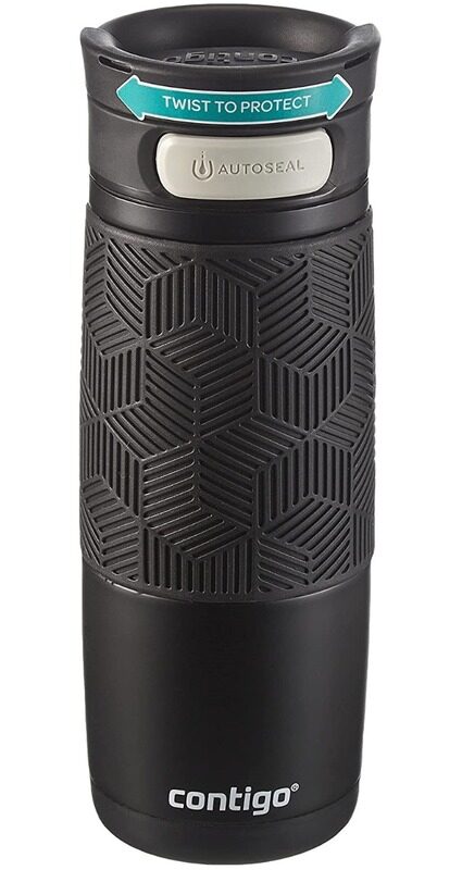 

Contigo 470ml Metra Transit Auto seal Water Bottle, 07030106-101, Black