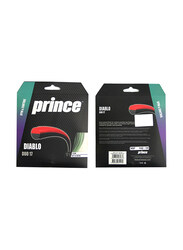 Prince Diablo Duo 17 Tennis String, Green/Blue