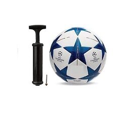 TA Sport Star Football, Size 5, White/Blue