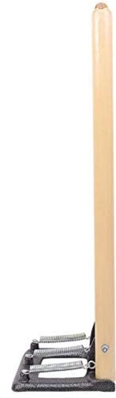 28-Inch Cricket Stumps with Spring Stand, Beige