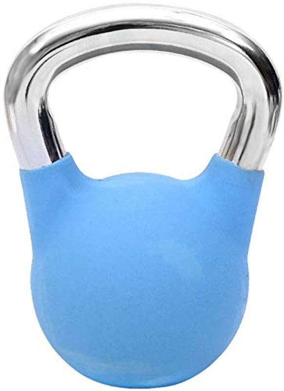 TA Sports Rubber Kettlebell, 6Kg, DB2175, Light Blue