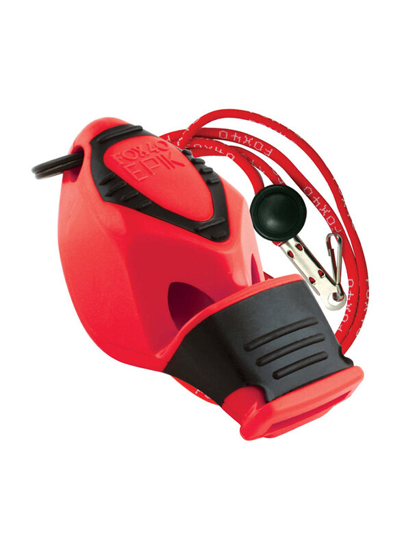 

Fox 40 Epik Cmg Safety Whistle With Lintard, 8803, Red/Black