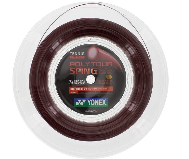 

Yonex Ptgg125-2Y Tennis String, Red