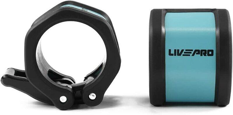 

Liveup Barbell Collars, 2 x 50mm, Blue/Black