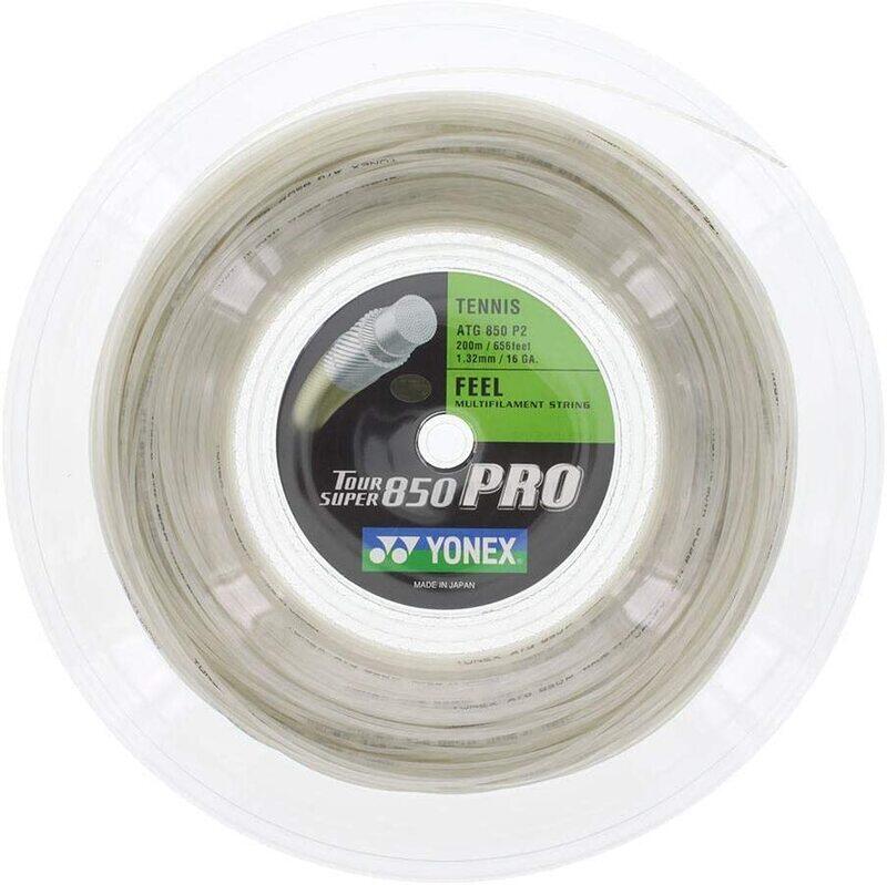 

Yonex ATG850P-2 Tennis String Coil, 200 Meter, White