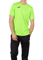 Joma Short Sleeve Round Neck T-Shirt for Men, Extra Large, Green