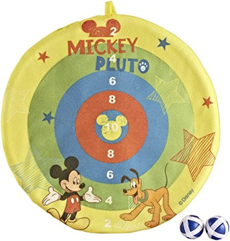 Disney Joerex Mickey Mouse Slimball Dartboard, 33cm, Multicolour