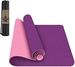 Mesuca TPE Rectangle Yoga Mat, Mbd21285, Purple