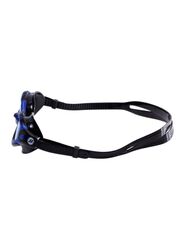 TA Sport Barracuda Swimming Goggles, Large, Black/Blue