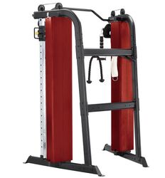 Steelflex Complete Body Dual Cable Multi Functional Exercise Machine, One Size, 13070818, Red/Black